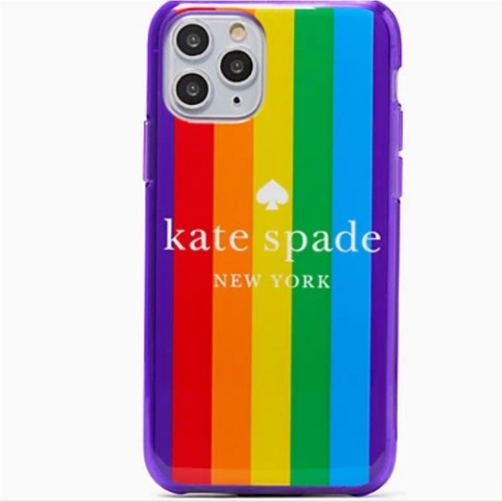 Kate Spade NWT Phone Case, Rainbow / Multi-colored, for iPhone 11 Pro